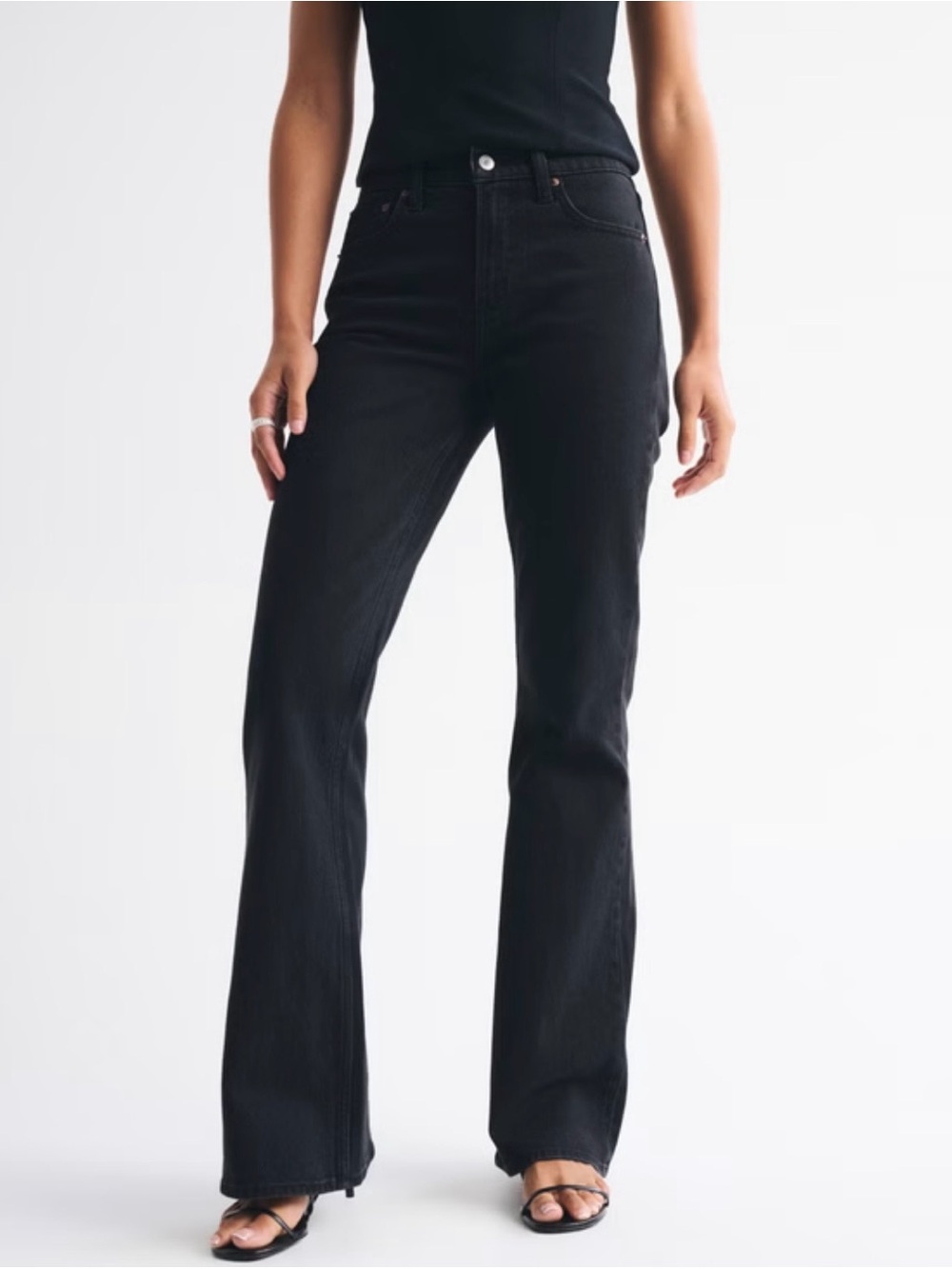 Abercrombie High Rise Bootcut Flare Jean